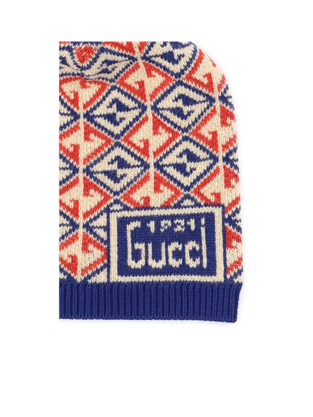 Gucci Kids Logo Intarsia Knit Beanie