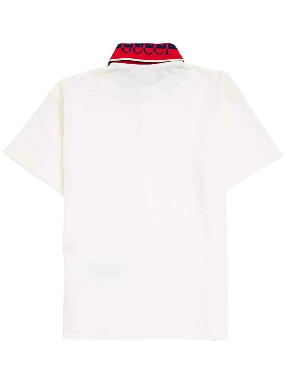 Gucci Kids Logo Jacquard Collar Polo Shirt