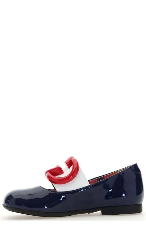 Gucci Kids Logo Plaque Ballerinas