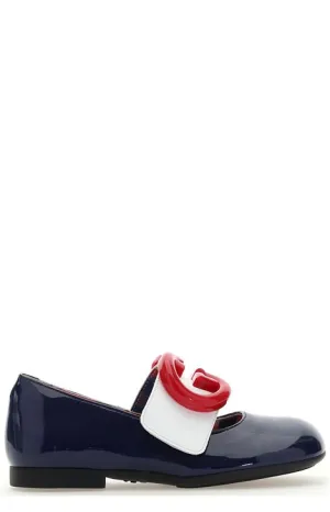 Gucci Kids Logo Plaque Ballerinas