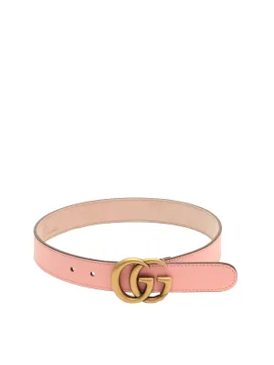 Gucci Kids Logo Plaque Buckle Belt