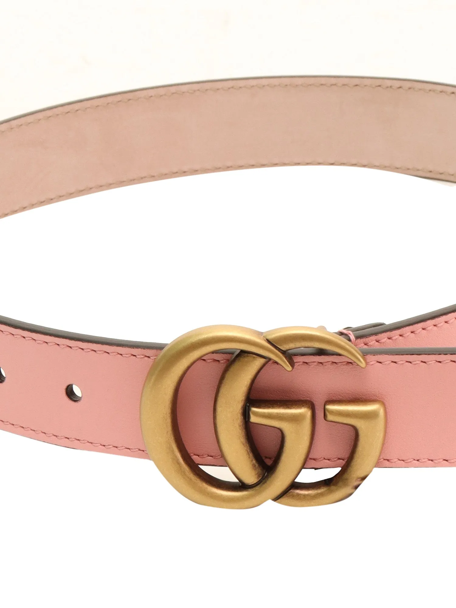 Gucci Kids Logo Plaque Buckle Belt