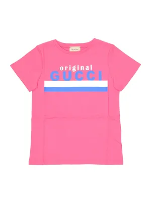 Gucci Kids Logo Print T-Shirt