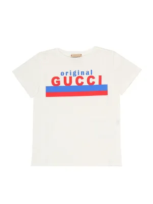 Gucci Kids Logo Print T-Shirt