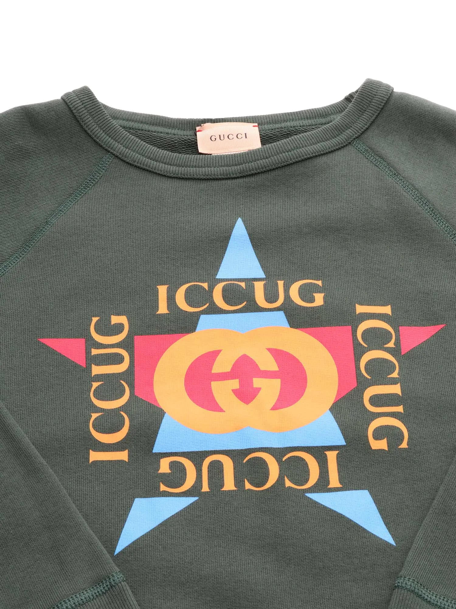 Gucci Kids Logo Printed Crewneck Sweatshirt