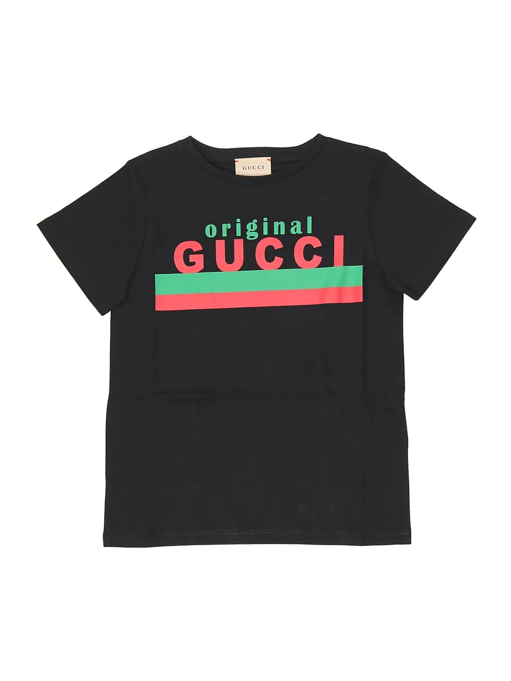 Gucci Kids Logo Printed Crewneck T-Shirt
