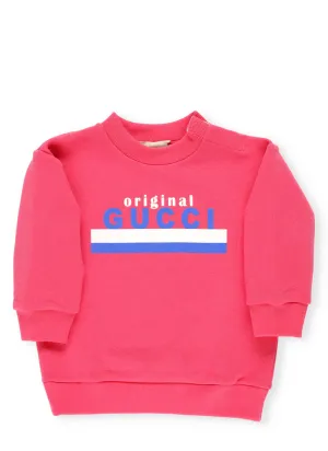 Gucci Kids Logo Printed Sweatshirt