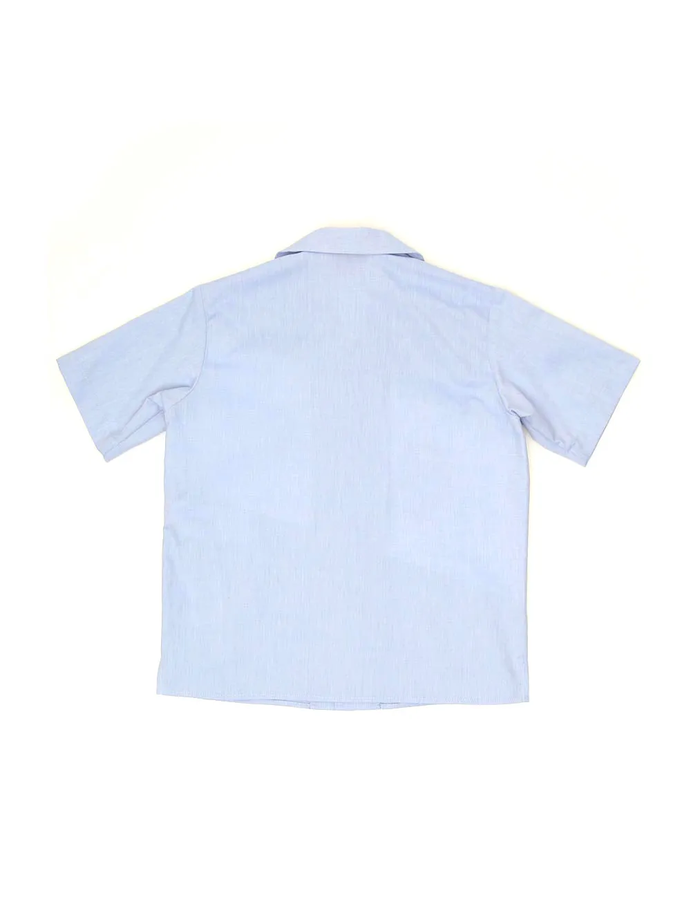 Gucci Kids Logo Script Oxford Short Sleeve Shirt