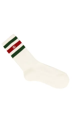 Gucci Kids Logo Stripe Socks