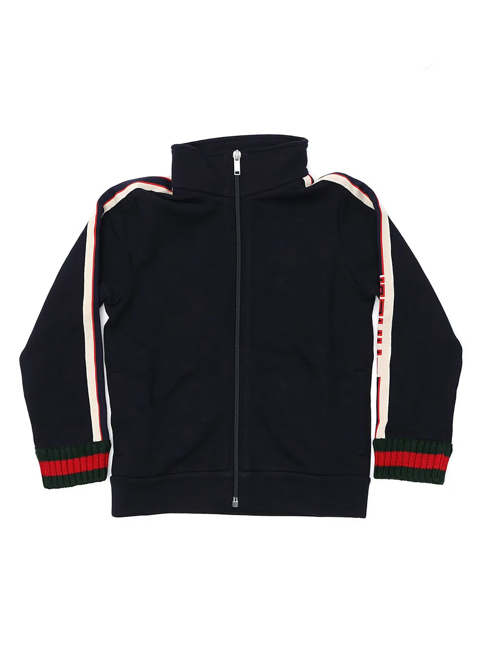 Gucci Kids Stripe Detail Zipped Jacket