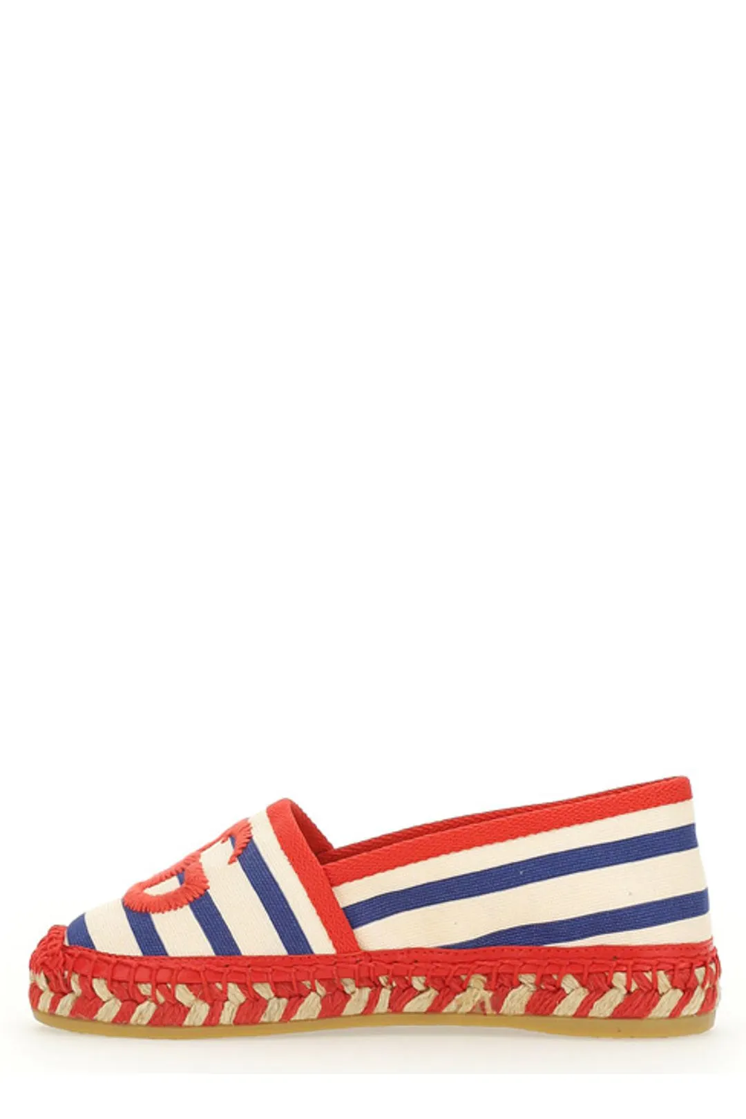 Gucci Kids Striped Flat Espadrilles