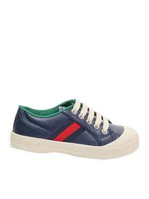 Gucci Kids Tennis 1977 Lace-Up Sneakers