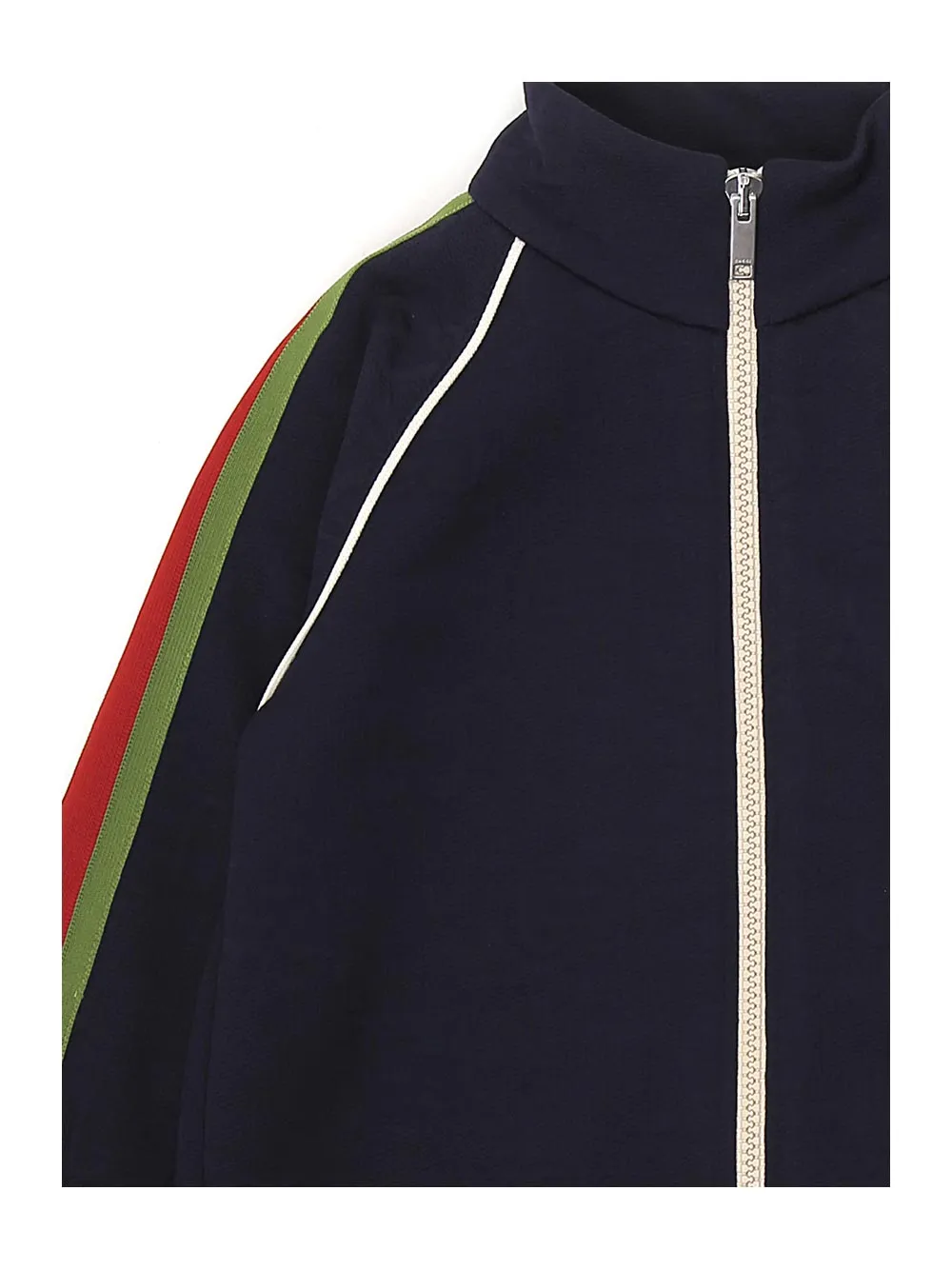 Gucci Kids Web Zip-Up Jacket