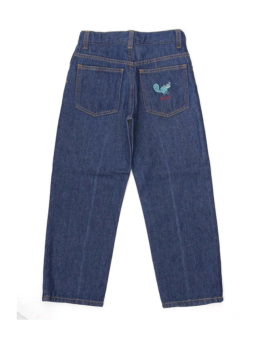Gucci Kids X Freya Hartas Embroidered Jeans
