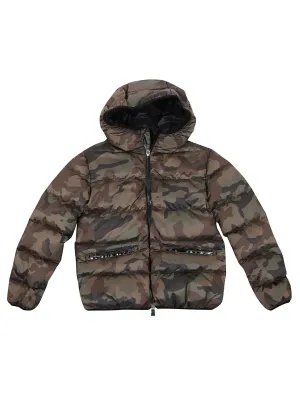Herno Kids Camouflage Printed Puffer Jacket