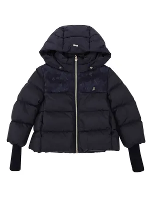Herno Kids Elasticated Cuff Puffer Jacket