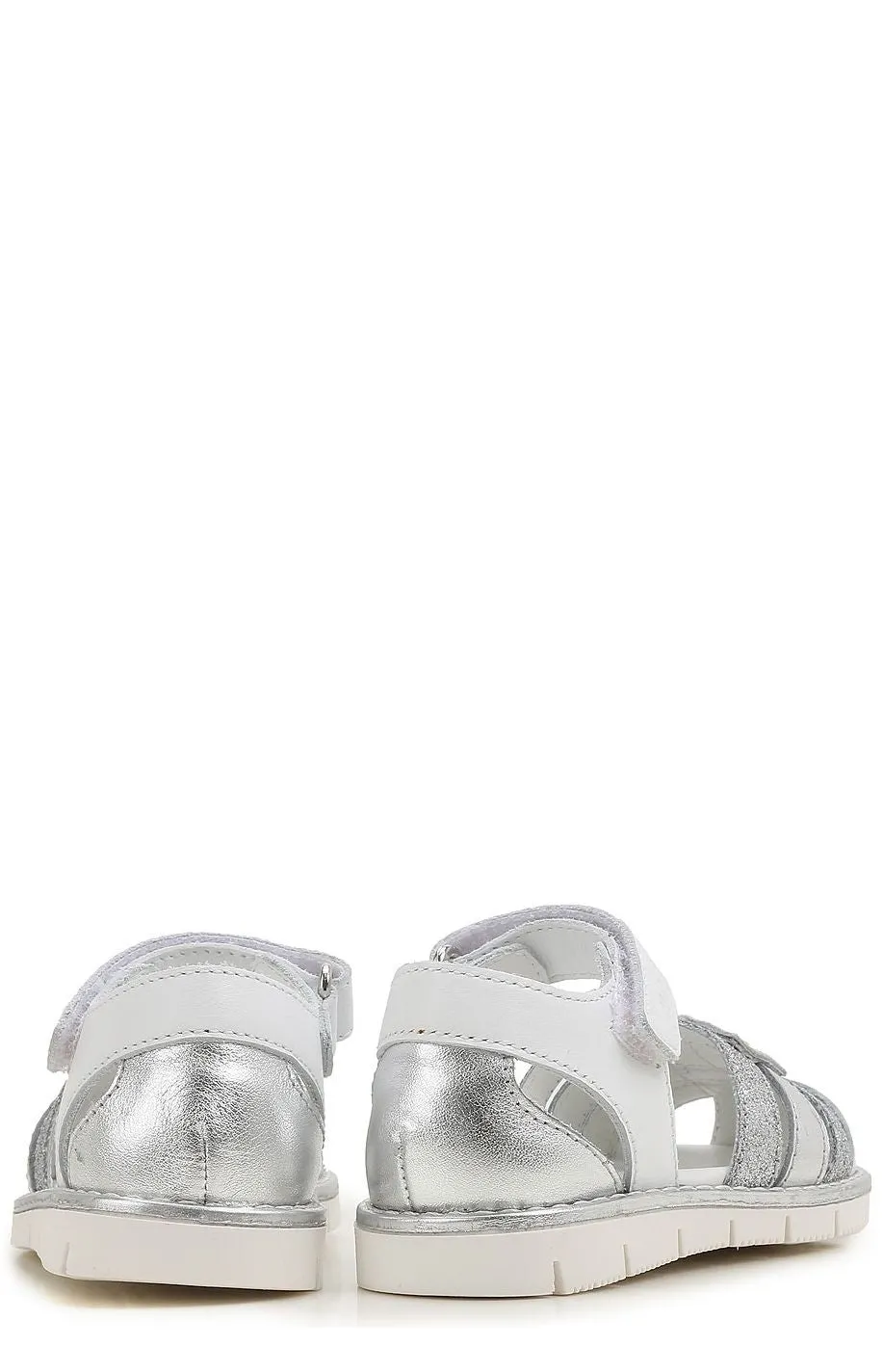 Hogan Kids Glittered Flat Sandals