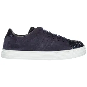 Hogan Kids Glittered Low-Top Sneakers