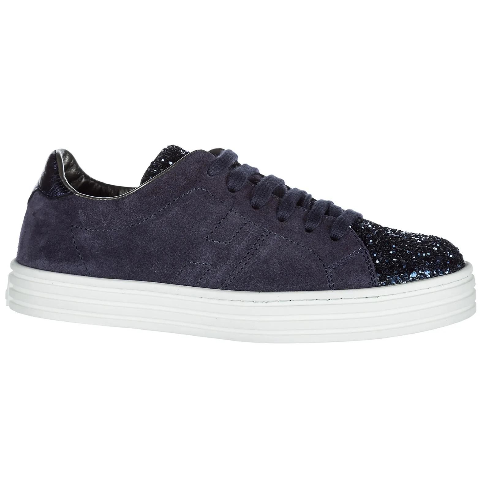 Hogan Kids Glittered Low-Top Sneakers