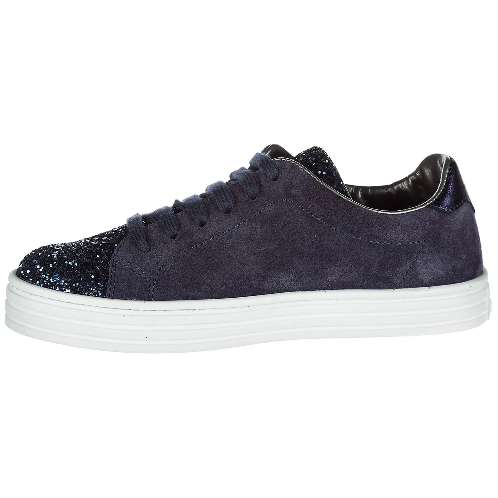 Hogan Kids Glittered Low-Top Sneakers