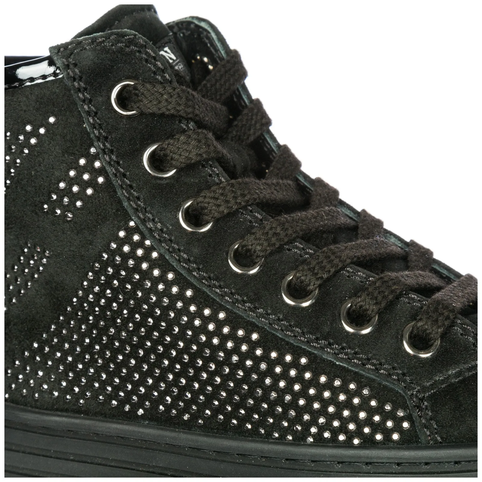 Hogan Kids Lace-Up High-Top Boots