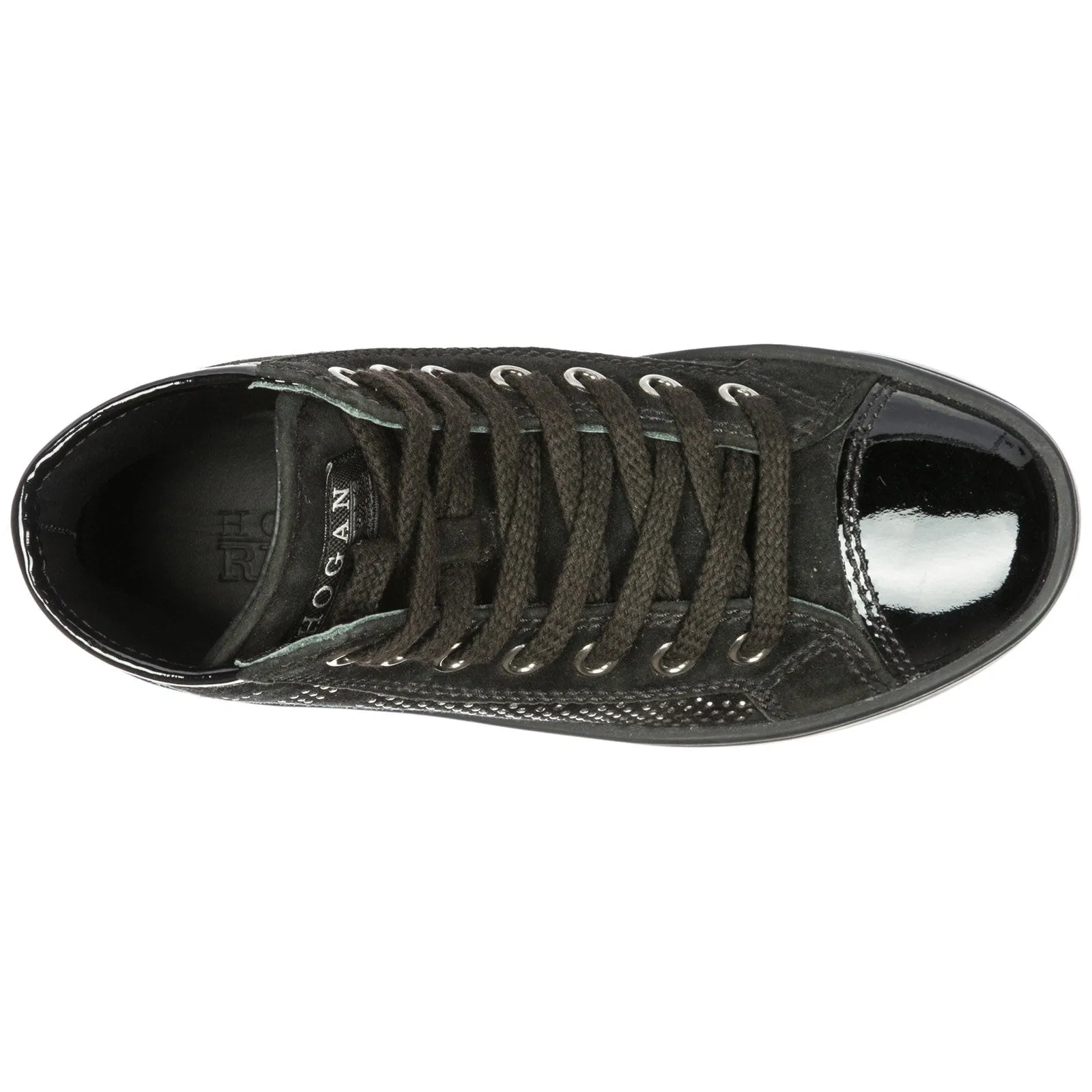 Hogan Kids Lace-Up High-Top Boots