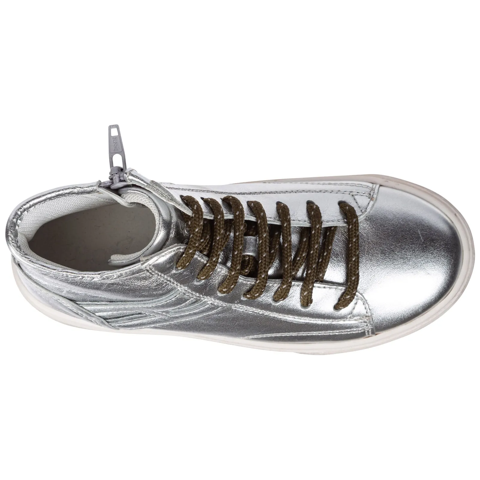 Hogan Kids Lace-Up High-Top Sneakers