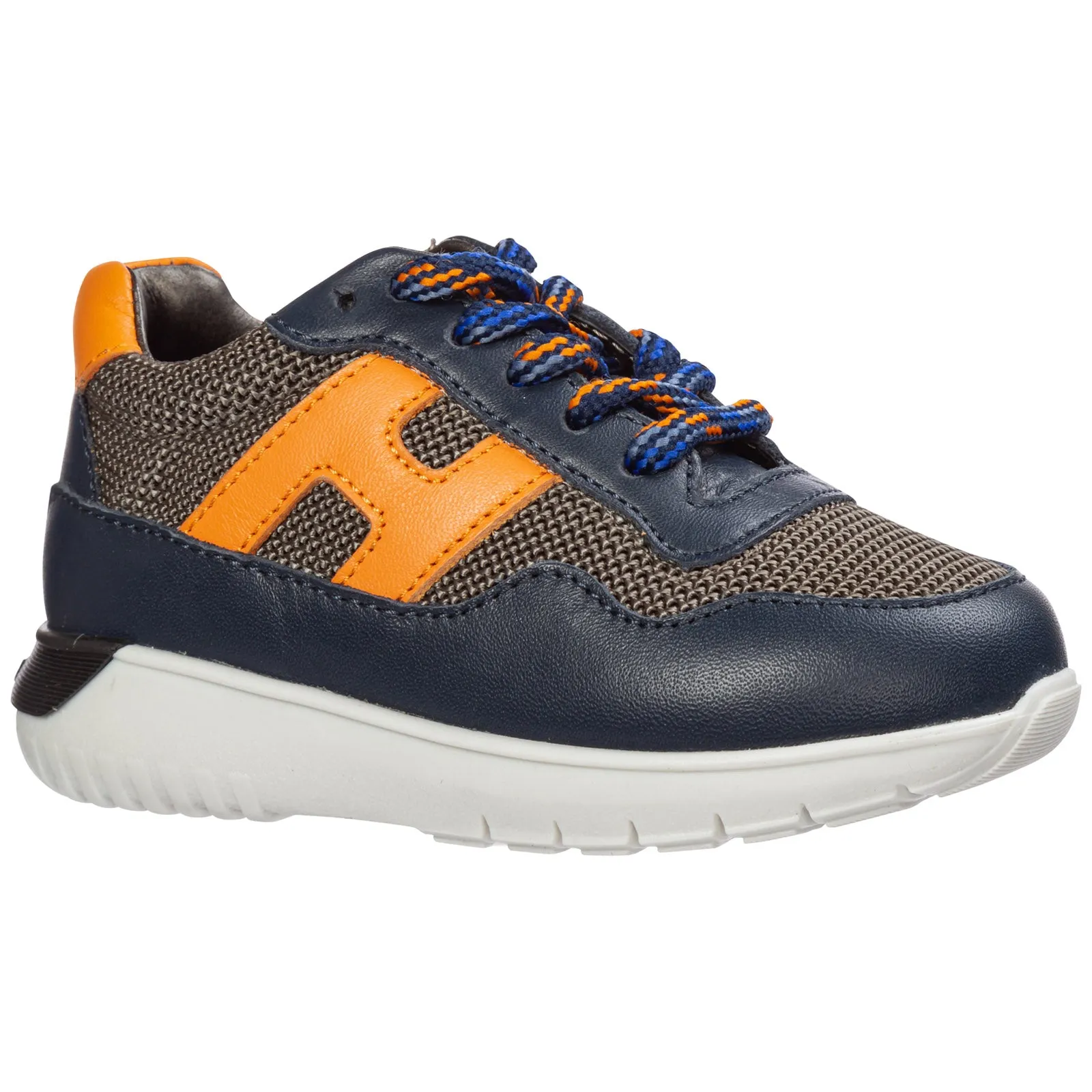 Hogan Kids Logo Detailed Sneakers