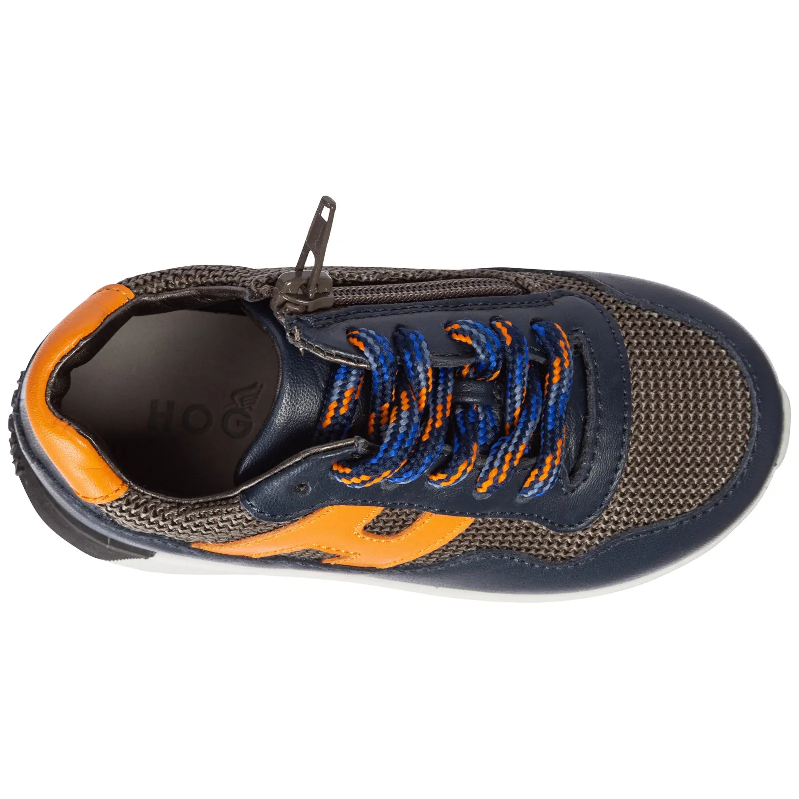 Hogan Kids Logo Detailed Sneakers