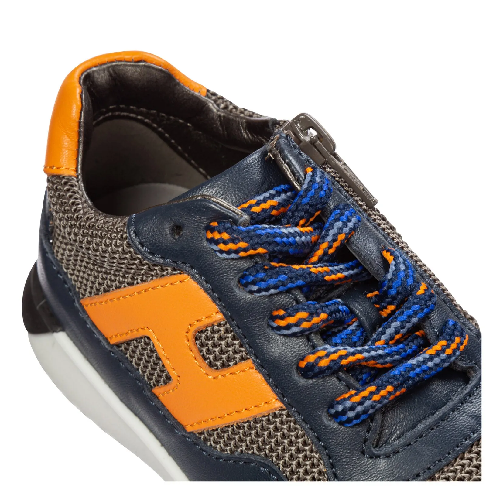 Hogan Kids Logo Detailed Sneakers