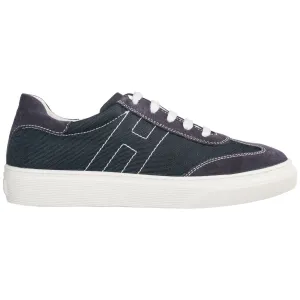 Hogan Kids Logo Stitched Sneakers