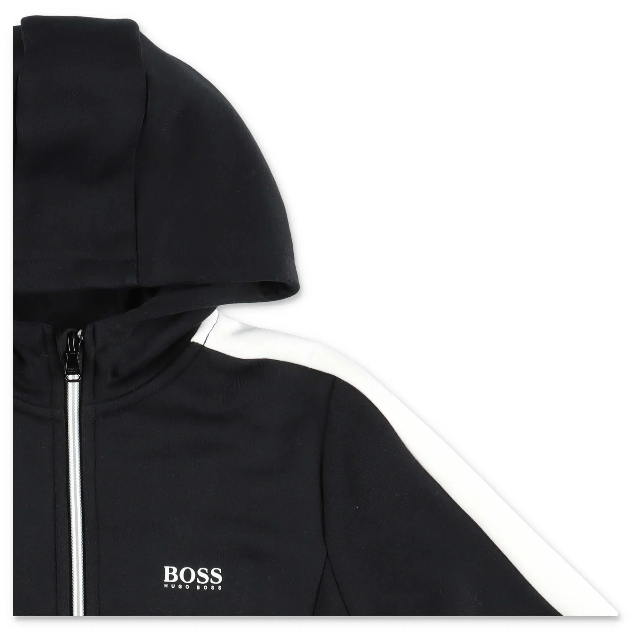 Hugo Boss Kids Contrast Detail Hooded Jacket