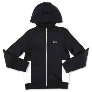 Hugo Boss Kids Contrast Detail Hooded Jacket