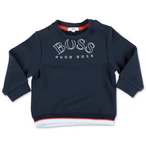 Hugo Boss Kids Logo Embroidered Sweatshirt