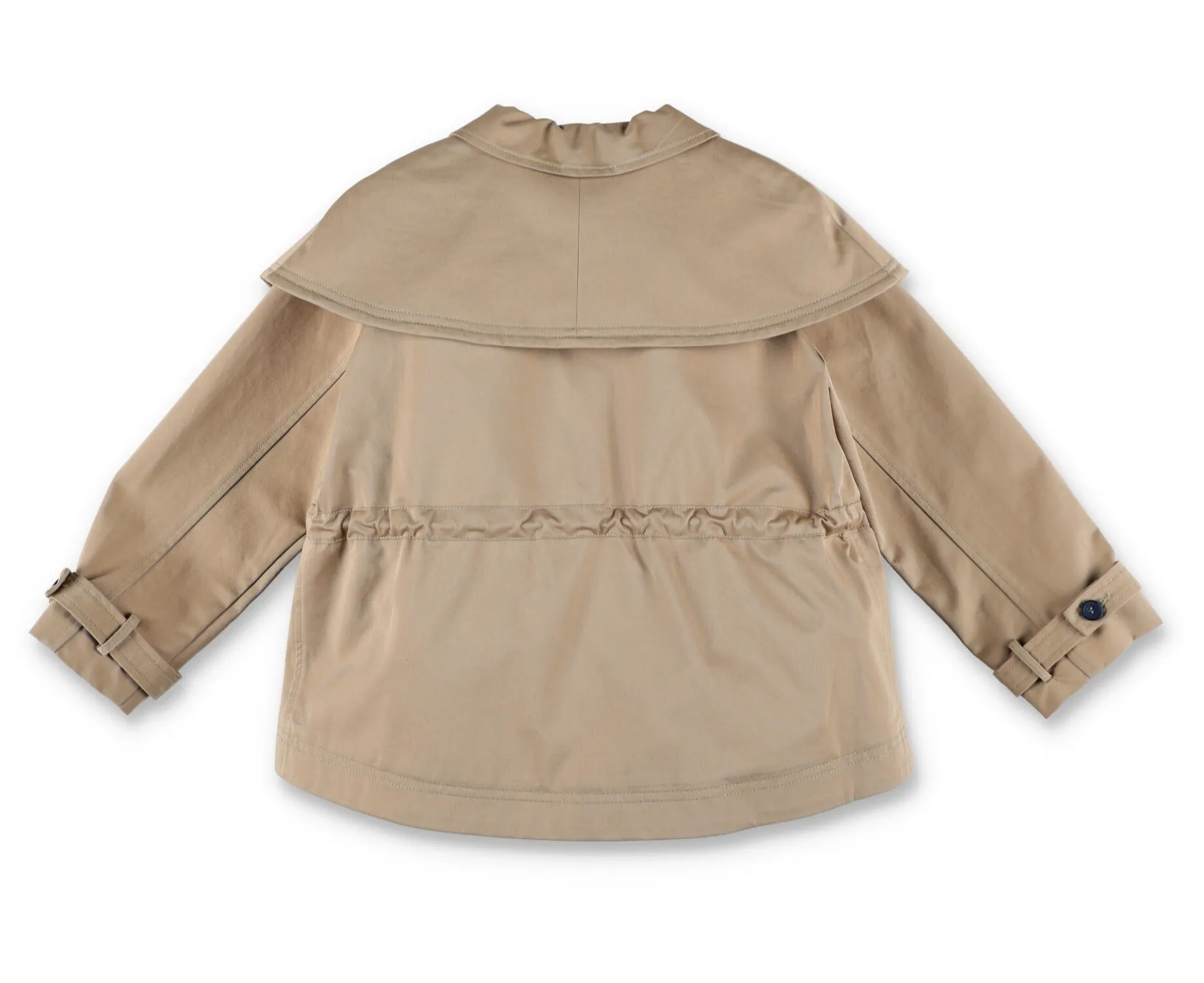 Il Gufo Buttoned Long Sleeved Trench Coat