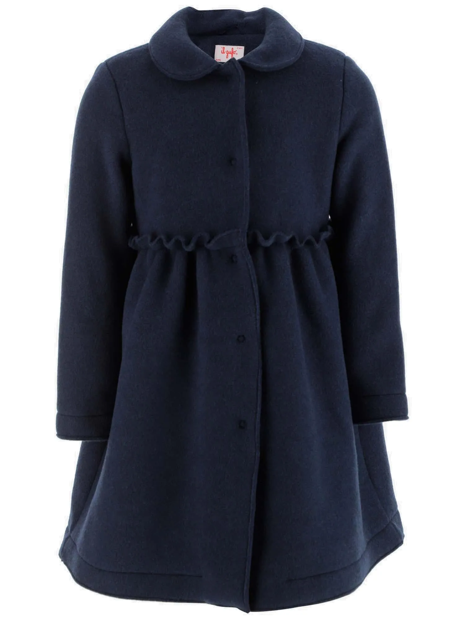 Il Gufo Felted Flared Coat