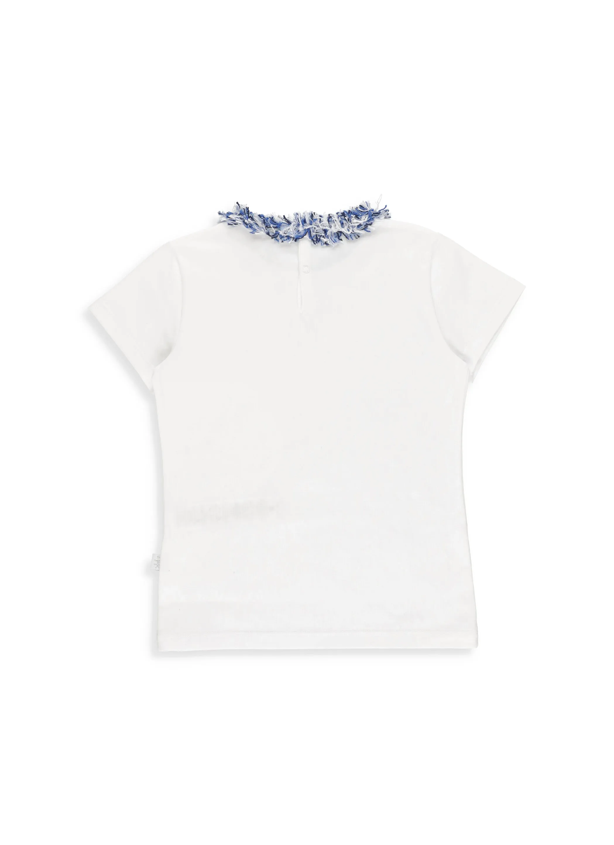 Il Gufo Fringe Detailed Short-Sleeved T-Shirt