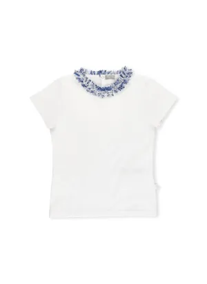 Il Gufo Fringe Detailed Short-Sleeved T-Shirt