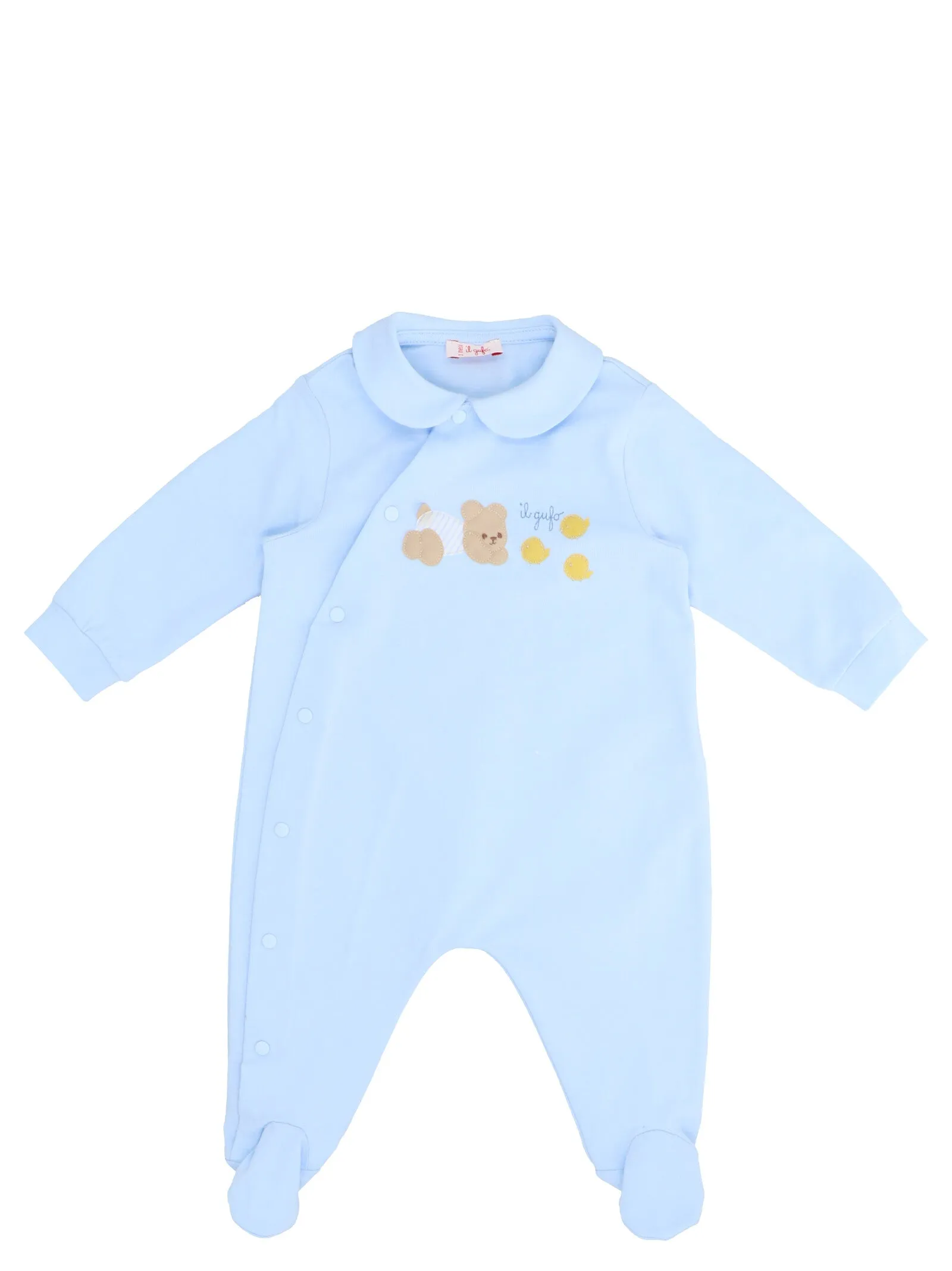 Il Gufo Logo Embroidered Long-Sleeved Suit