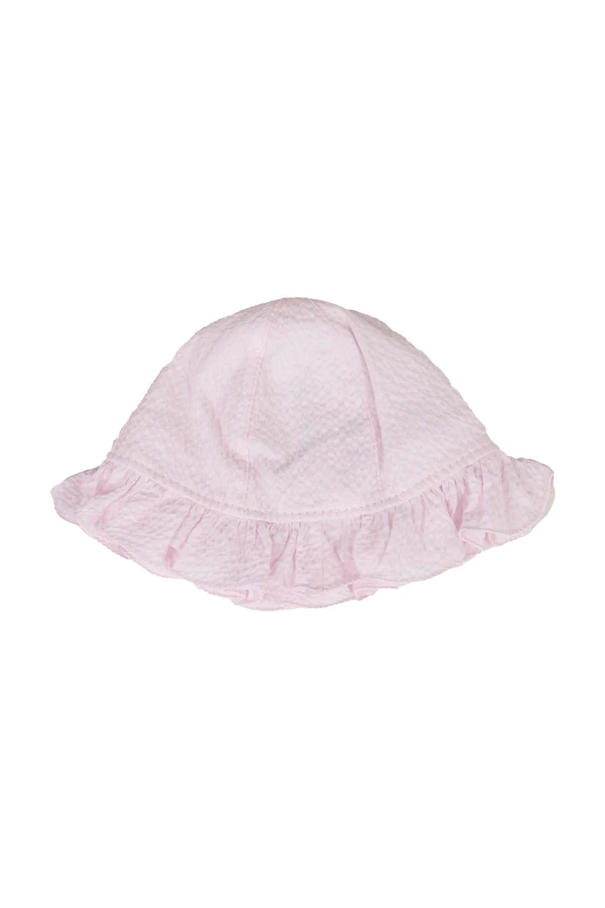 Il Gufo Logo Embroidered Scallop Edge Sun Hat