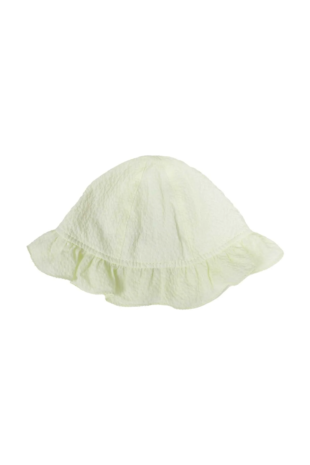 Il Gufo Logo Embroidered Scallop Edge Sun Hat