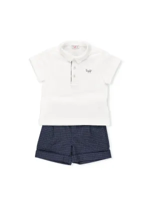 Il Gufo Logo Embroidered Two-Piece Suit