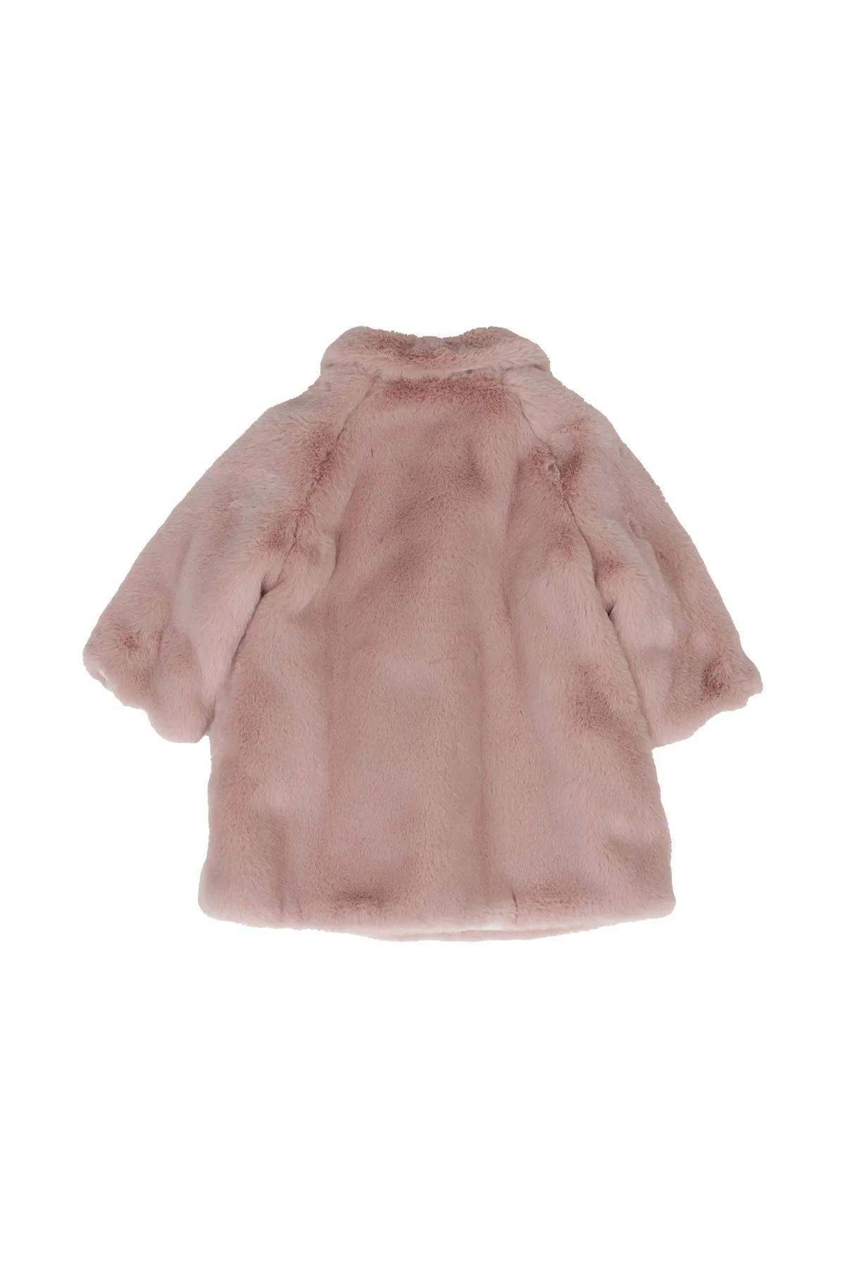 Il Gufo Long Sleeved Faux Fur Coat