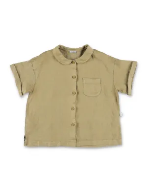 Il Gufo Short Sleeved Straight Hem Shirt
