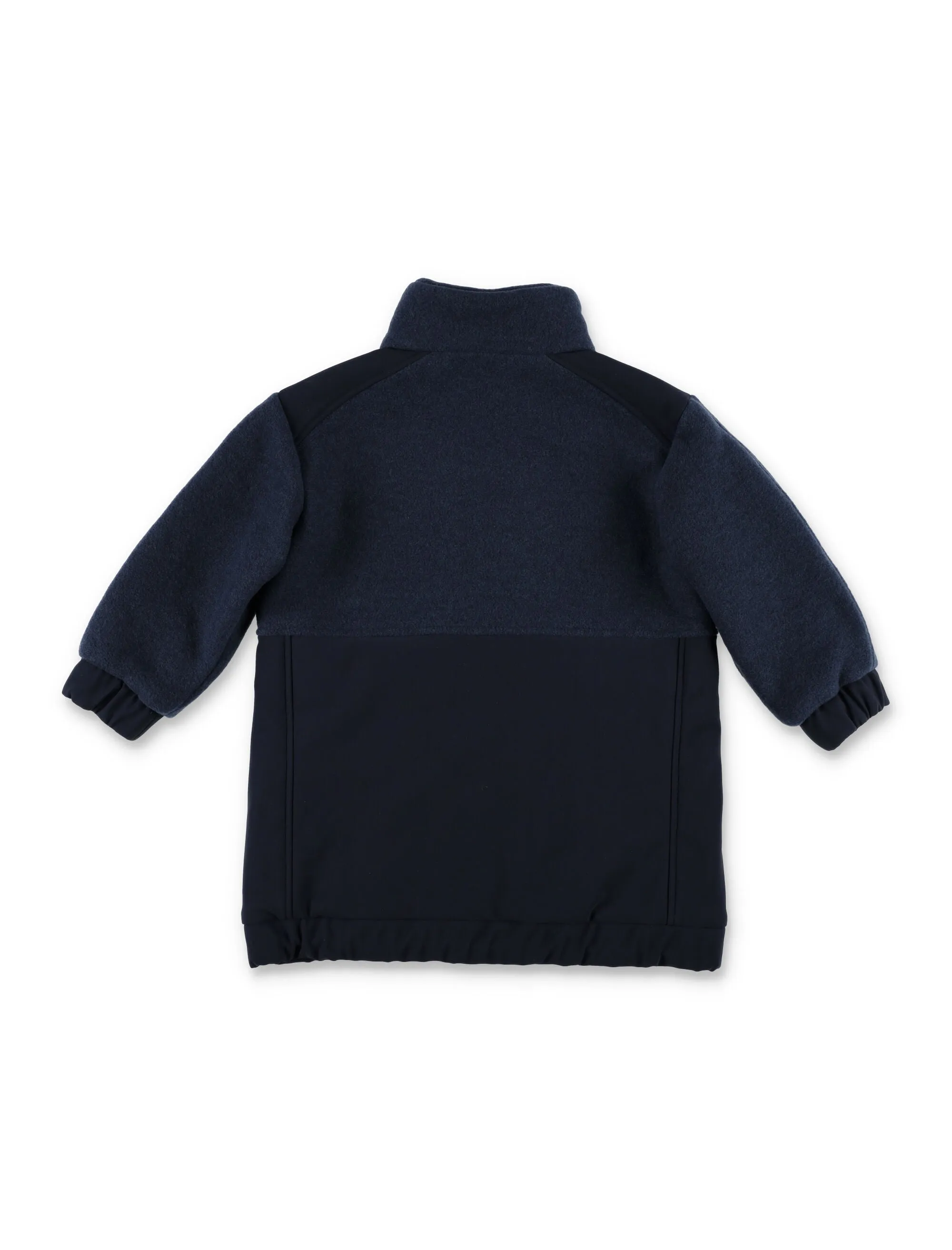 Il Gufo Zip-Up High Neck Drawstring Coat