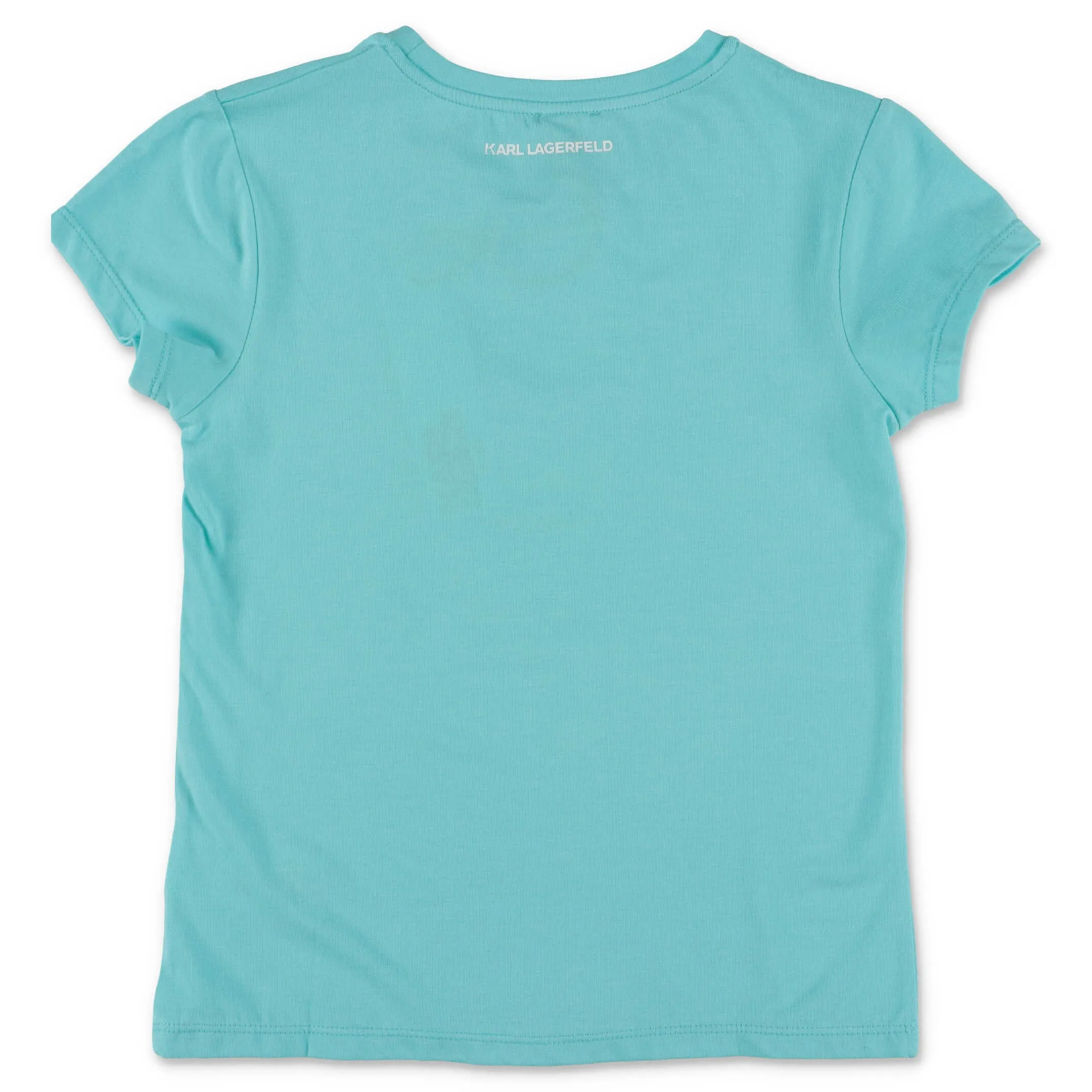 Karl Lagerfeld Kids Choupette Logo Print Crewneck T-Shirt