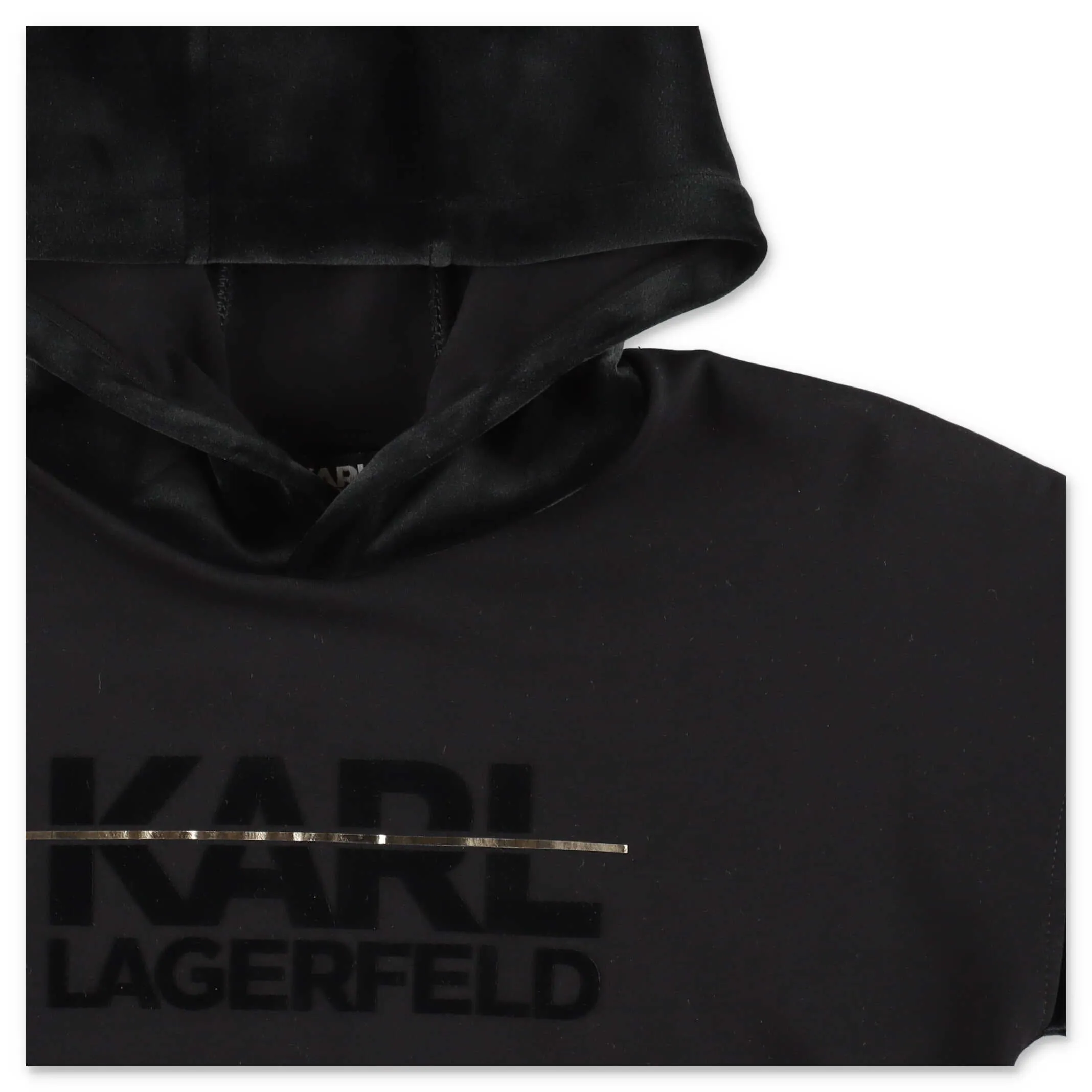 Karl Lagerfeld Kids Logo Detail Hoodie