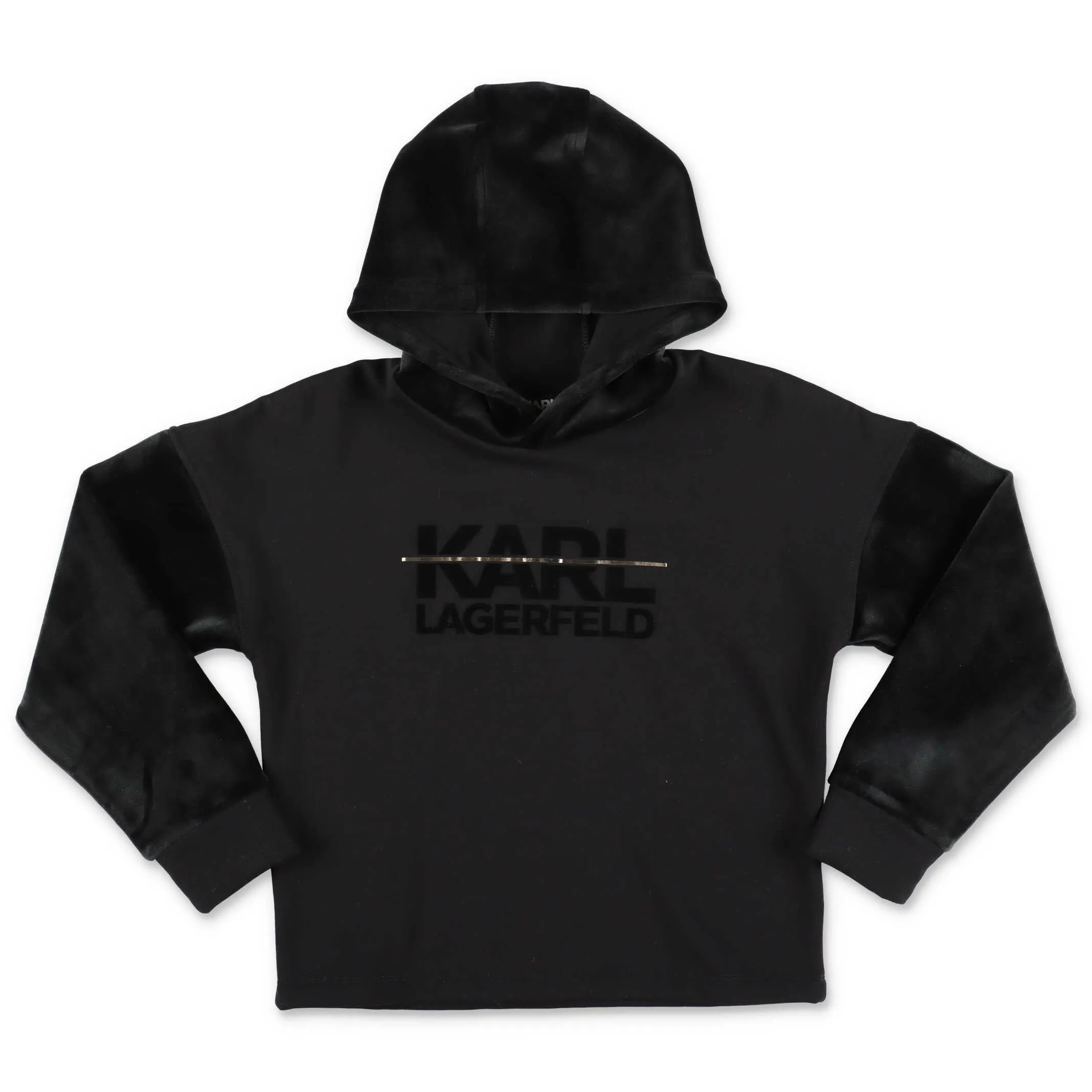 Karl Lagerfeld Kids Logo Detail Hoodie