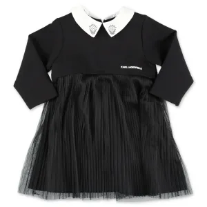 Karl Lagerfeld Kids Logo Printed Dress