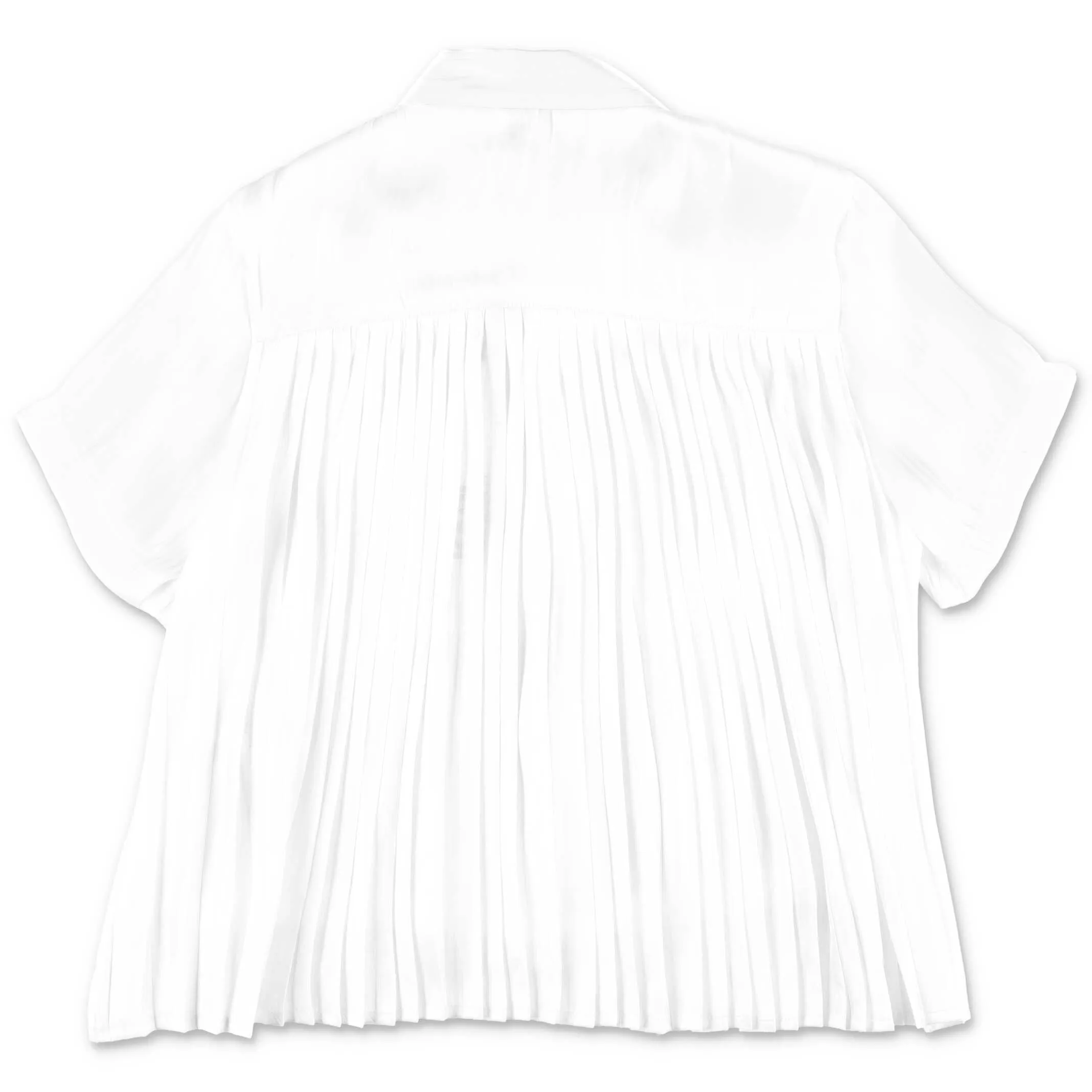 Karl Lagerfeld Kids Pleated Detail Short Sleeve Shirt